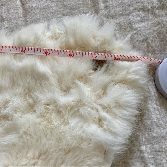 Real rabbit fur wrap / shawl - Picture 6 of 8